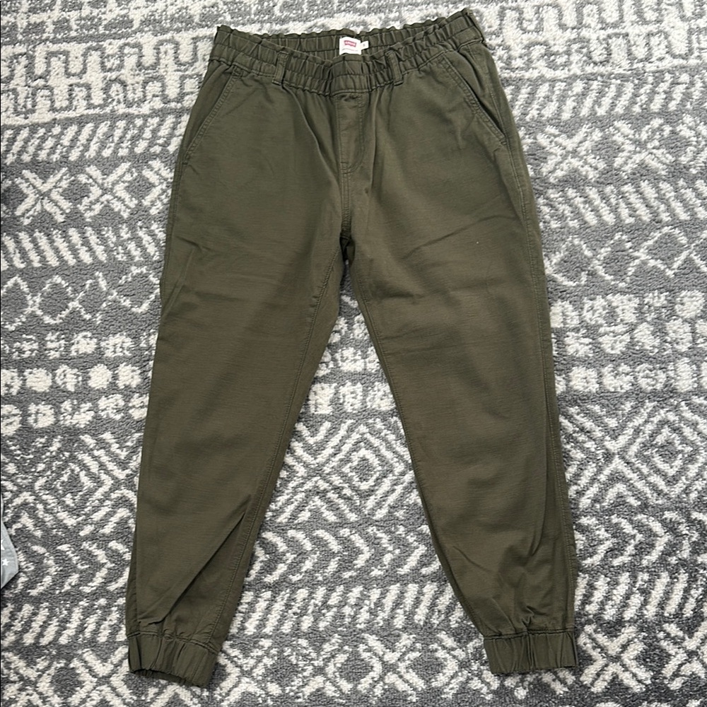Olive Green Jogger Pants